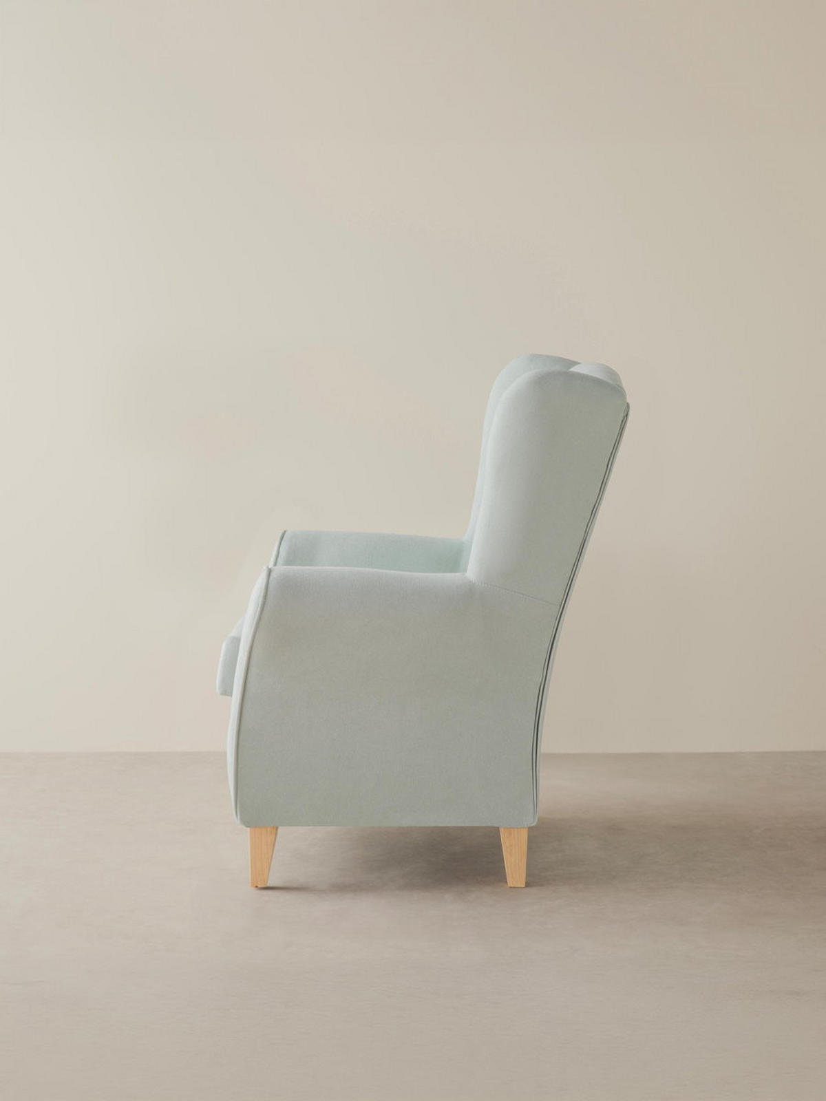 SESSEL Dan Minze 78 cm x 102 cm - Mintgrün, Textil (78/102/82cm) - Kenay Home