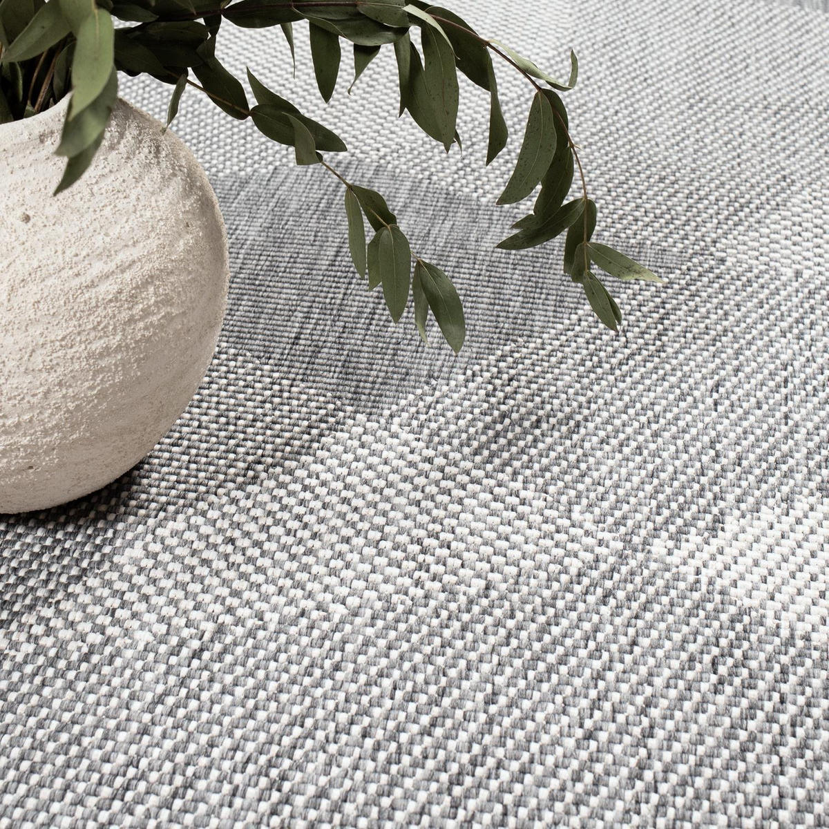 OUTDOOR-TEPPICH DuoRug 5835 Grau 120x170 cm - Grau, Textil (120/170cm) - carpet city