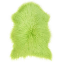 SCHAFFELL Island Hellgrün, Lange Zottelige Wolle, ca. 100 cm - Hellgrün, Fell (600/100cm) - Provellus