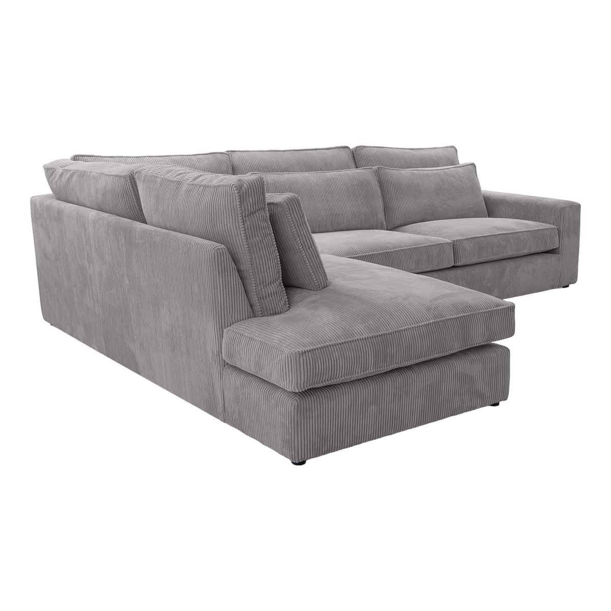 ECKSOFA CAMBO MINI Ohne Schlaffunktion, Hellgrau - Hellgrau, Textil (280/224cm) - Fedve