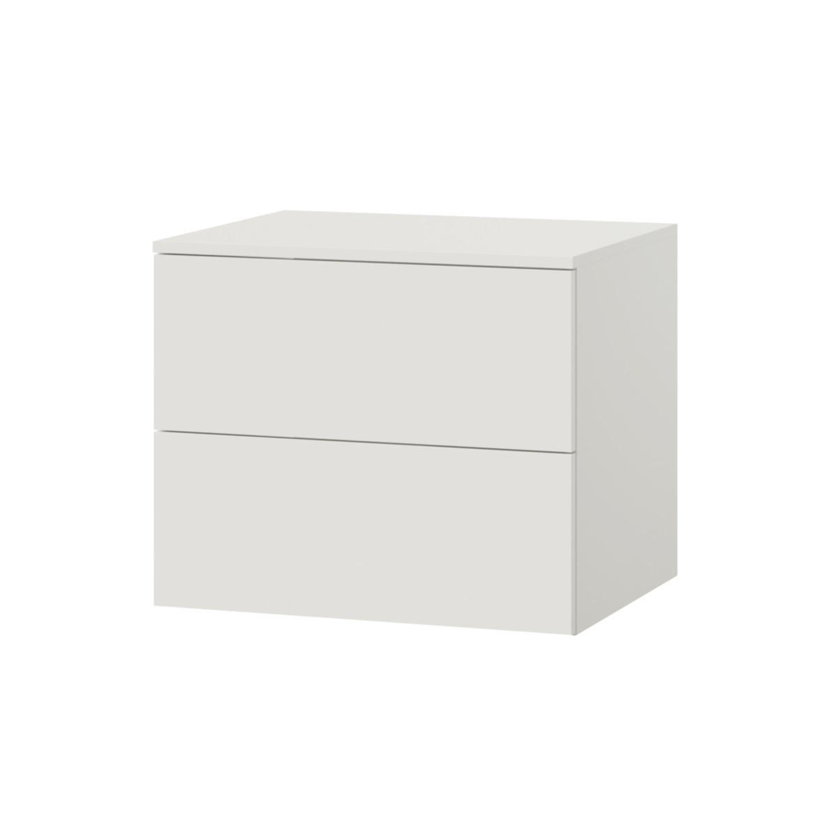 WASCHTISCHUNTERSCHRANK Color 2S 60 Weiß - Weiß, Holzwerkstoff (60/50/45cm) - mzm24