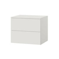 WASCHTISCHUNTERSCHRANK Color 2S 60 Weiß - Weiß, Holzwerkstoff (60/50/45cm) - mzm24