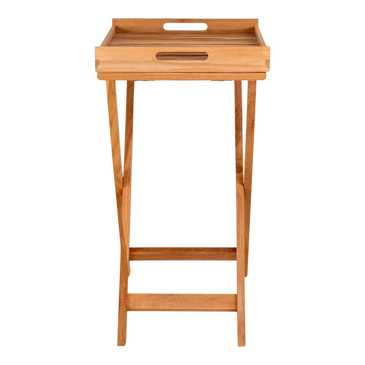 TABLETTISCH Ronda Teak Teak - Teakfarben, Holz (40/60/70cm) - tinkaro
