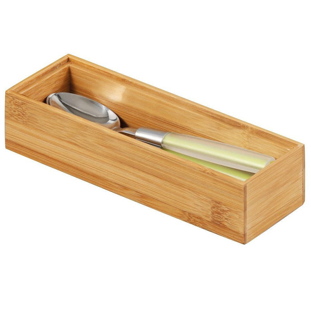 VORRATSBEHÄLTER Bambus 23/7,5/5 cm - Braun, Naturmaterialien (7.5/5/23cm) - ZELLER