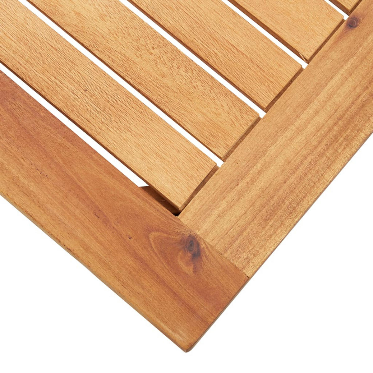 GARTEN-COUCHTISCH 60/60/36 Cm Massivholz Akazie - Braun, Holz (60/60/36cm) - vidaXL
