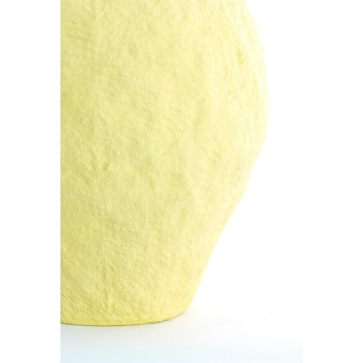 VASE Pantoja Gelb 45/45/50 cm - Gelb, Kunststoff (50cm) - Light & Living