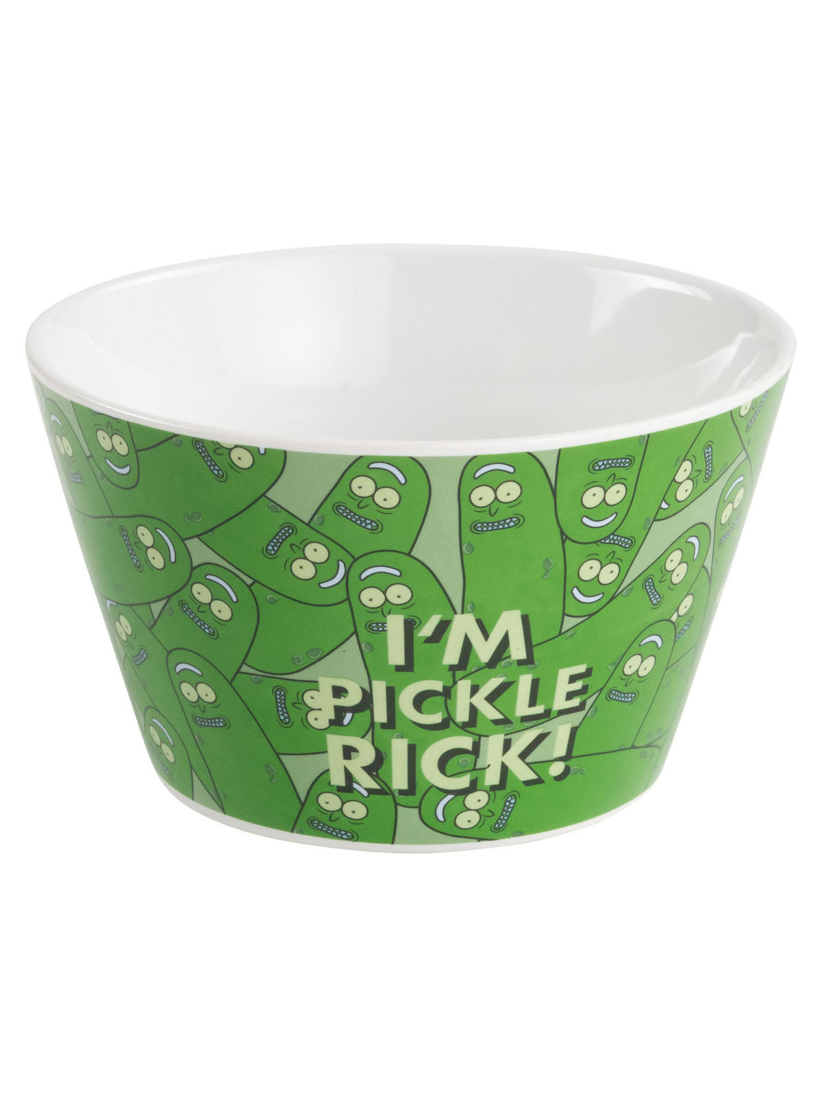 MÜSLISCHALE Rick and Morty I´m Pickle Rick! Grün 500 ml - Grün, Keramik (14cm) - United Labels
