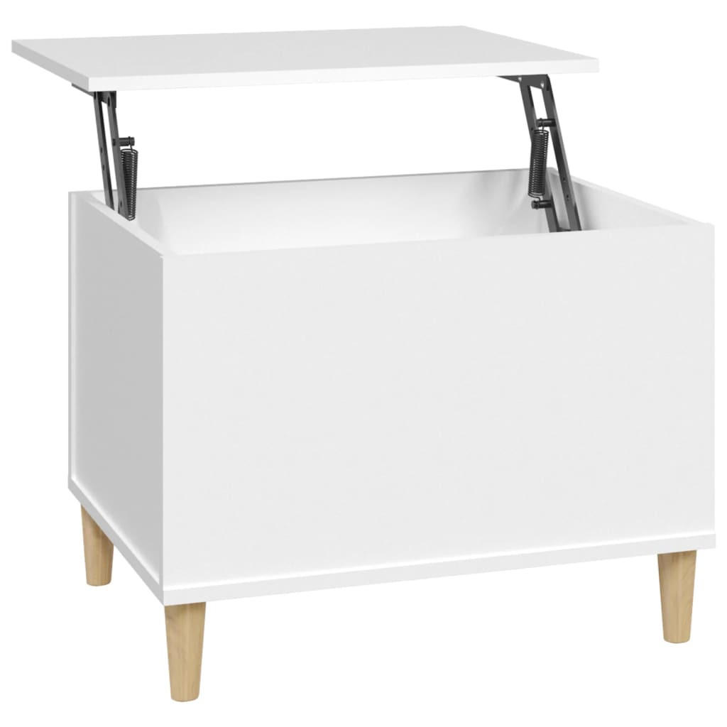 COUCHTISCH Weiß 60x44,5x45 cm Holzwerkstoff - Weiß, Holzwerkstoff (60/44.5/45cm) - furnicato