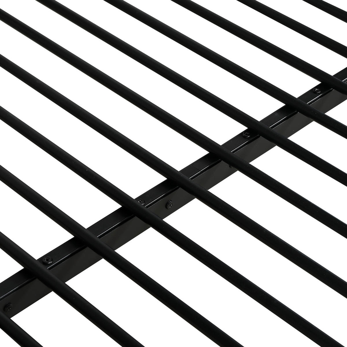 ETAGENBETT 90/200 cm & 120/200 cm in Schwarz & Vintage-Holzfarbe mit Eckleiter, Stauraum und Sicherheitsgittern - Schwarz, Holzwerkstoff/Metall (90/200cm) - STILVORA