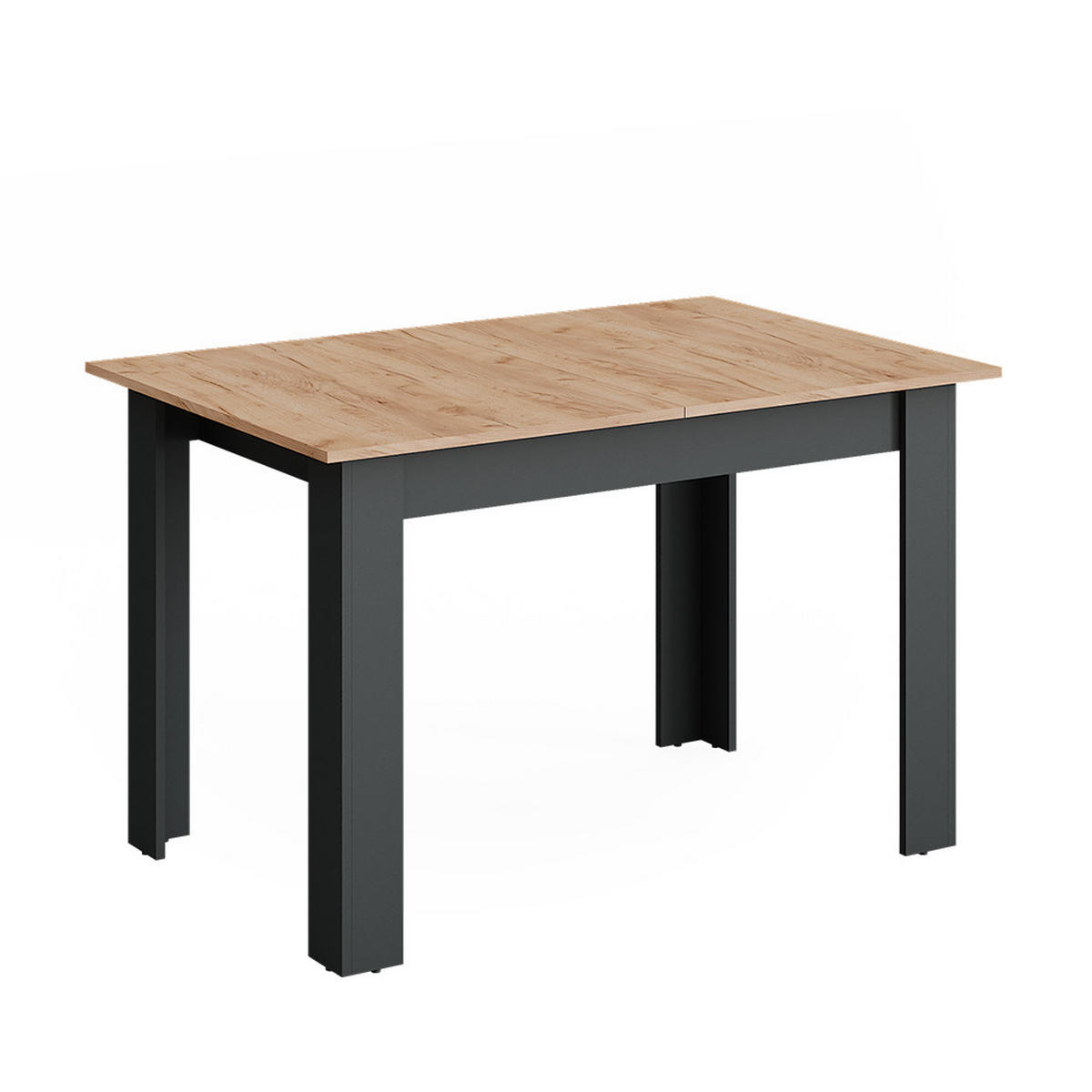 JÍDELNÍ STŮL Repose Antracit/zlatý dub - antracitová, kompozitní dřevo (80/160/76cm) - Vicco