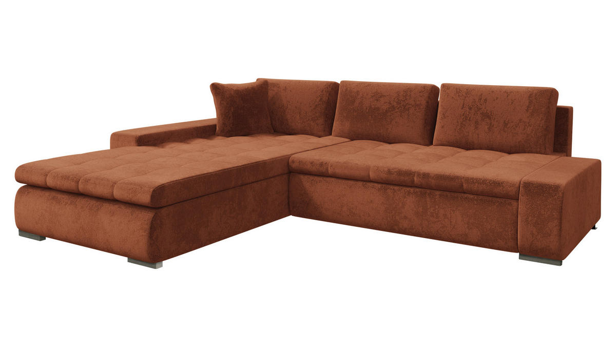 ECKSOFA Orkan - Bronzefarben, Holz/Textil (302/213cm) - MIRJAN24