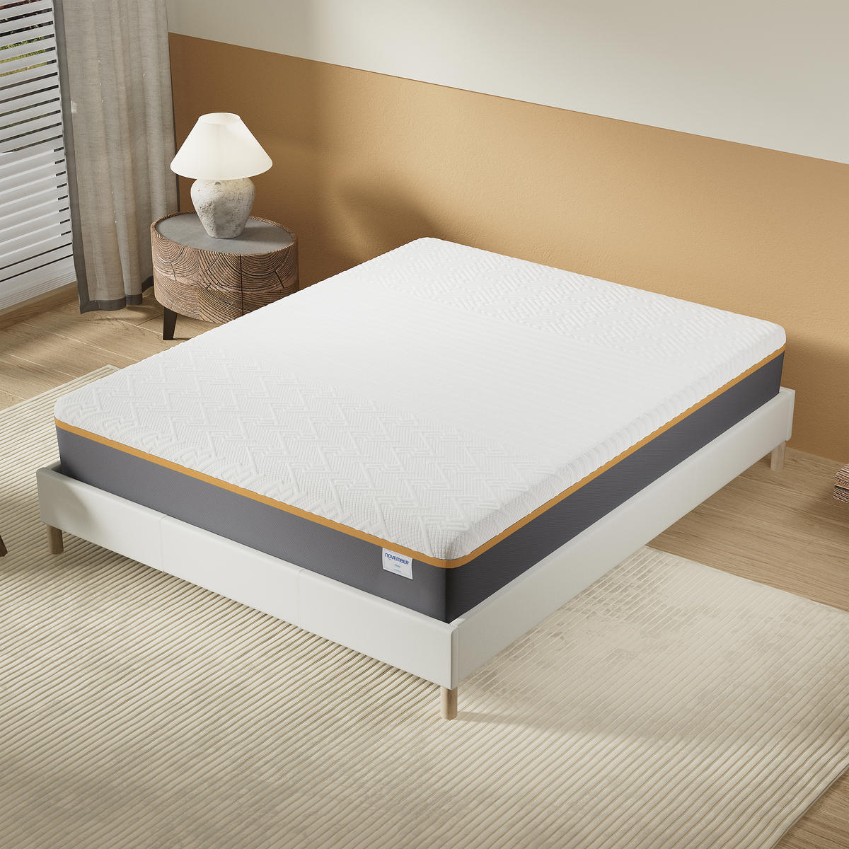 LATEXMATRATZE höhe 28cm 90x200cm H5 - Weiß, Naturmaterialien (90/200cm) - November Sleep