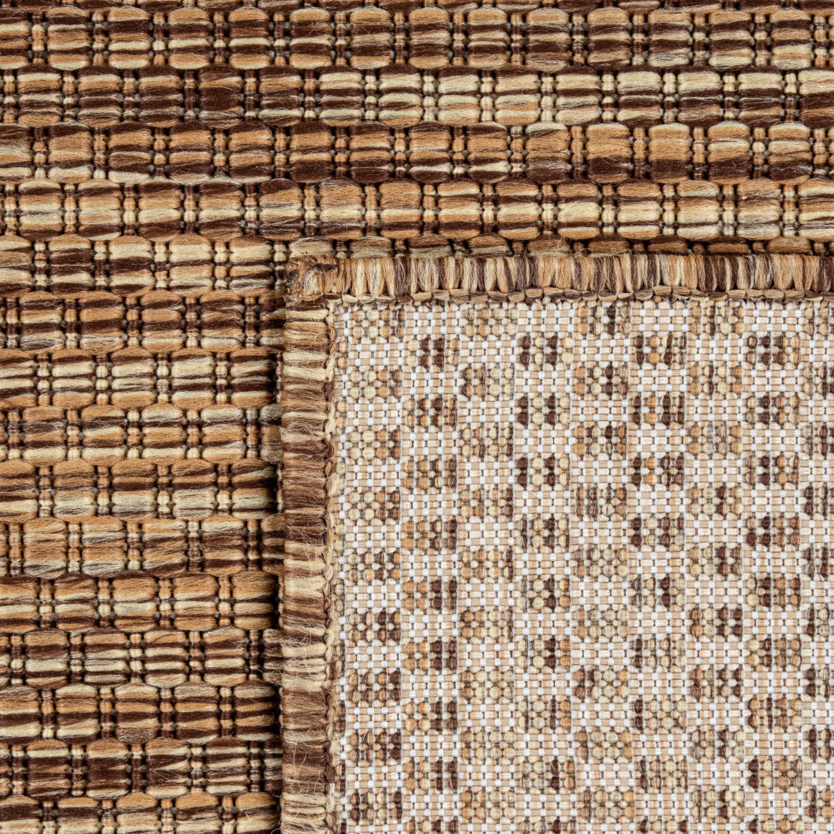 OUTDOORTEPPICH 200/200 cm Venedig 165 - Braun, Textil (200/200cm) - Paco Home