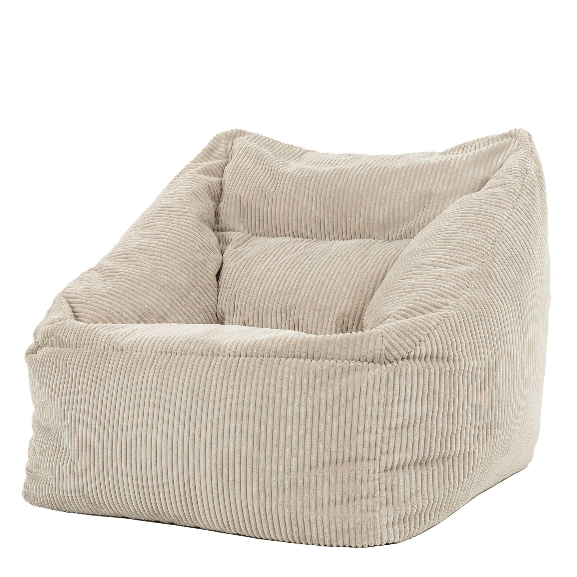 SITZSACK Cord Sessel Natalia - Beige, Textil (100/80/88cm) - icon