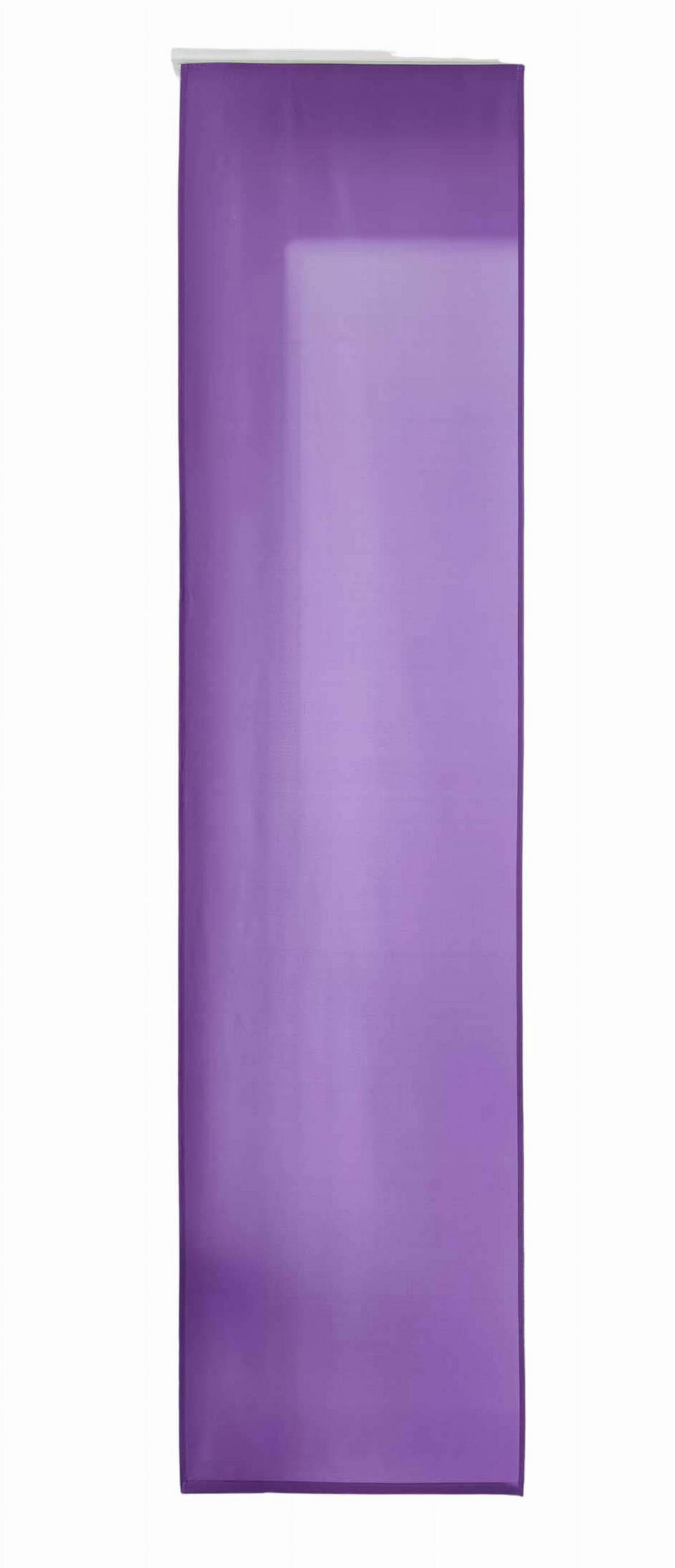 FLÄCHENVORHANG Mikrofaser 245x60 cm Lila - Flieder, Textil (60/245cm)