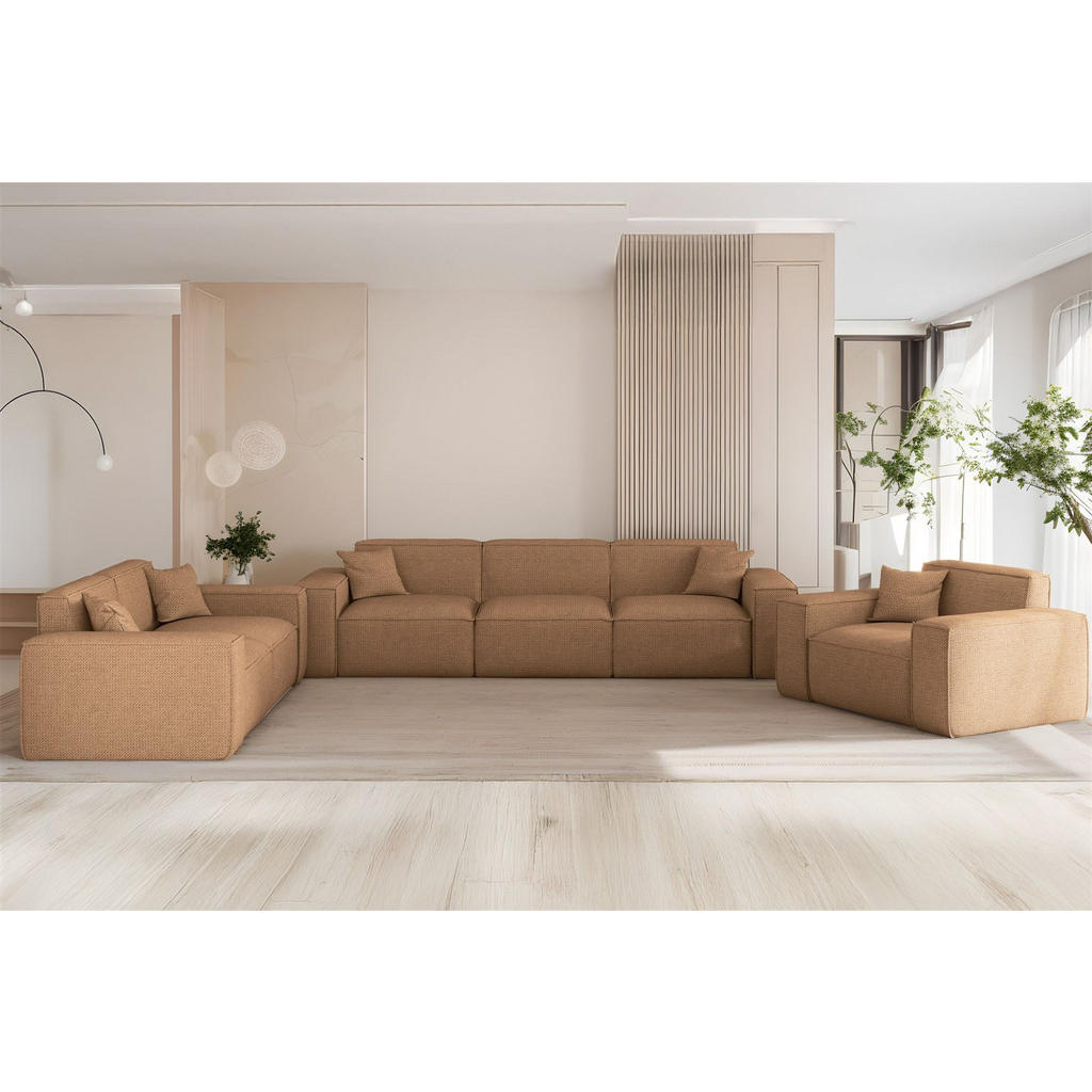Thumbnail - Fun Möbel Sofa, Rotbraun, Textil, 182x73x90 cm, Wohnzimmer, Sofas & Couches, Sofas, 2-Sitzer Sofas