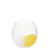 WINDLICHT BALL Weiß - Weiß, Glas (21.5/22cm) - J-Line