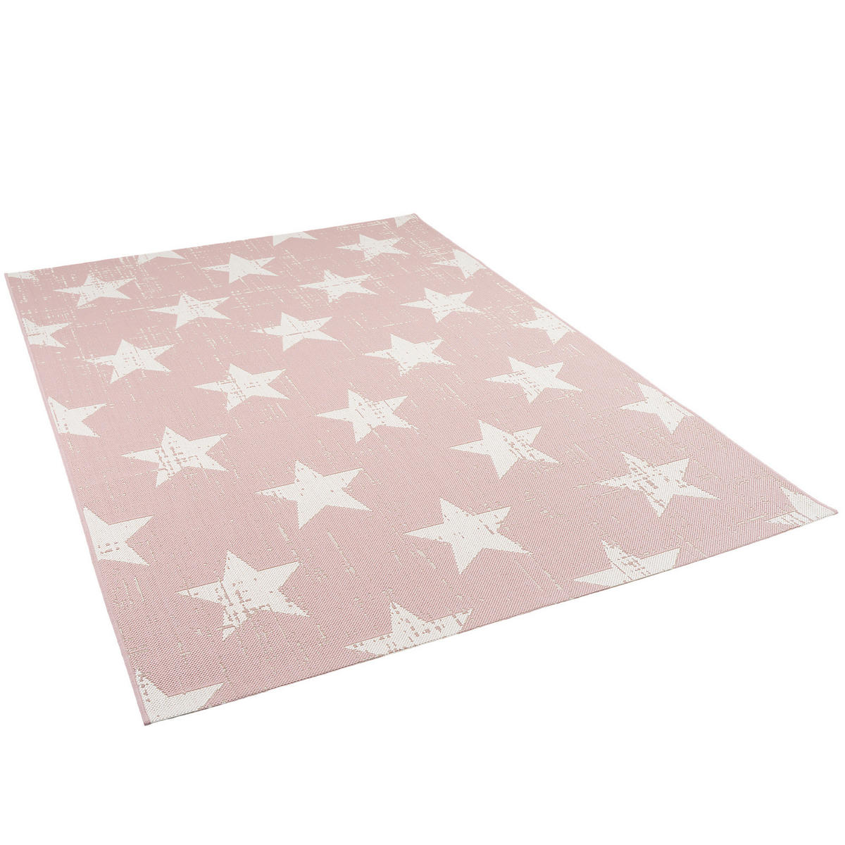 IN- UND OUTDOOR TEPPICH CARPETTO STERNE - Rosa, Textil (140/200cm) - Pergamon