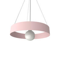 HÄNGELEUCHTE - Pink, Metall (40/40/6cm) - Lumicom