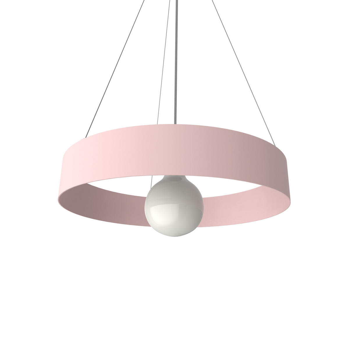 HÄNGELEUCHTE - Pink, Metall (40/40/6cm) - Lumicom