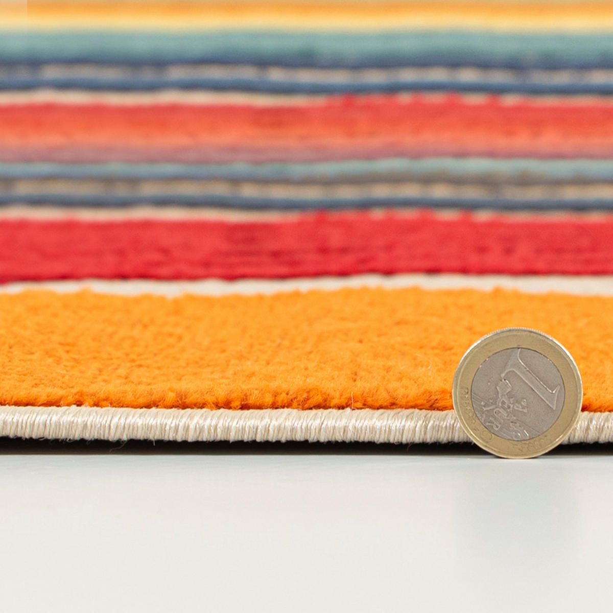 TEPPICH In-& Outdoor Fano Luce Mazovia 200x300cm Beige Creme Geometrisch Kurzflor - Beige, Textil (200/300cm) - Mazovia