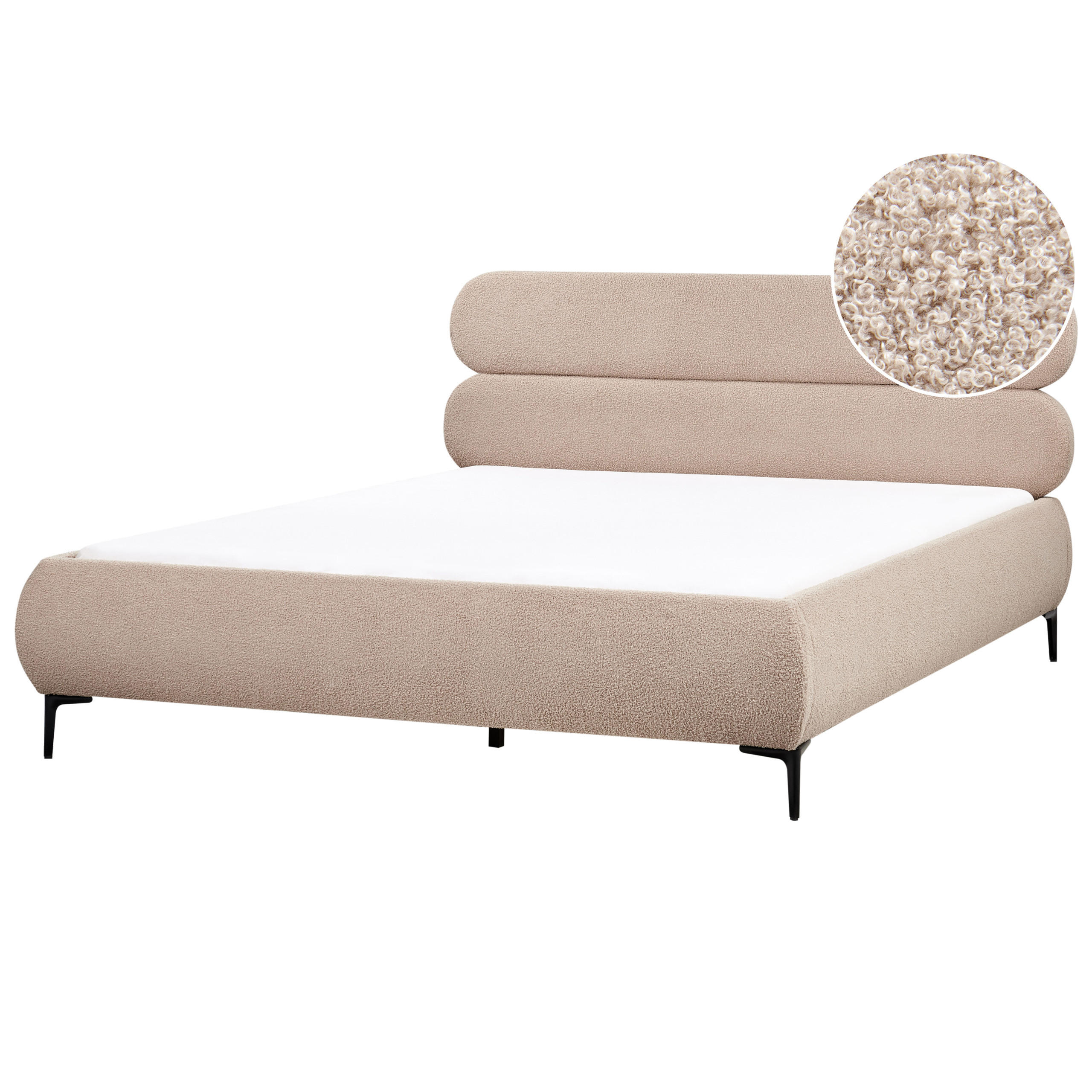 PAT cu somieră 180/200 cm taupe Lessay