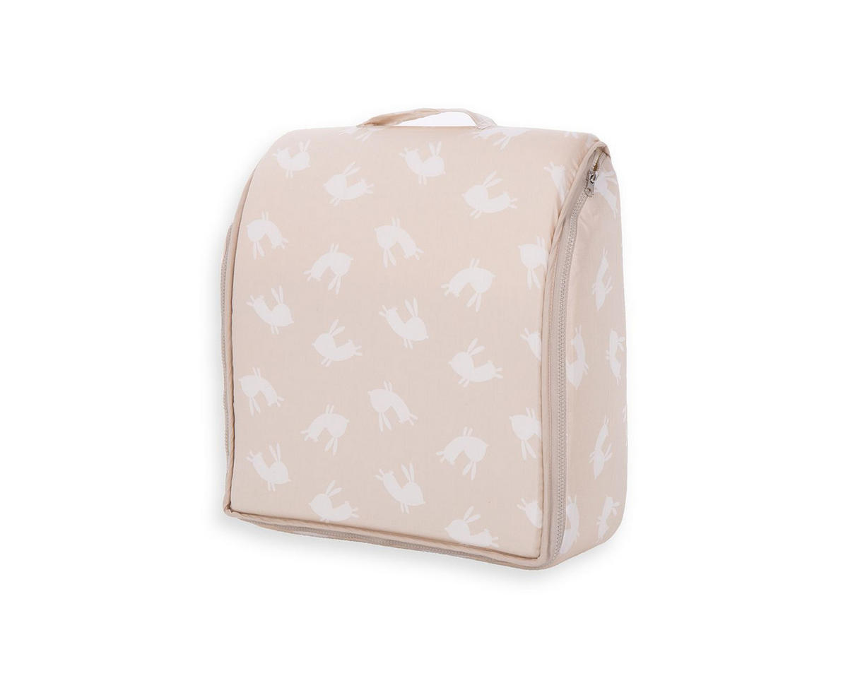 REISEBETT Babybett 2 in 1 hellbraun Rucksack Matratze verstellbare Gurte faltbar - Braun, Textil (36/80cm) - Kikka boo