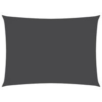 SONNENSEGEL Oxford-Gewebe Rechteckig 3x5 m Anthrazit - Anthrazit, Textil (500/300cm) - furnicato