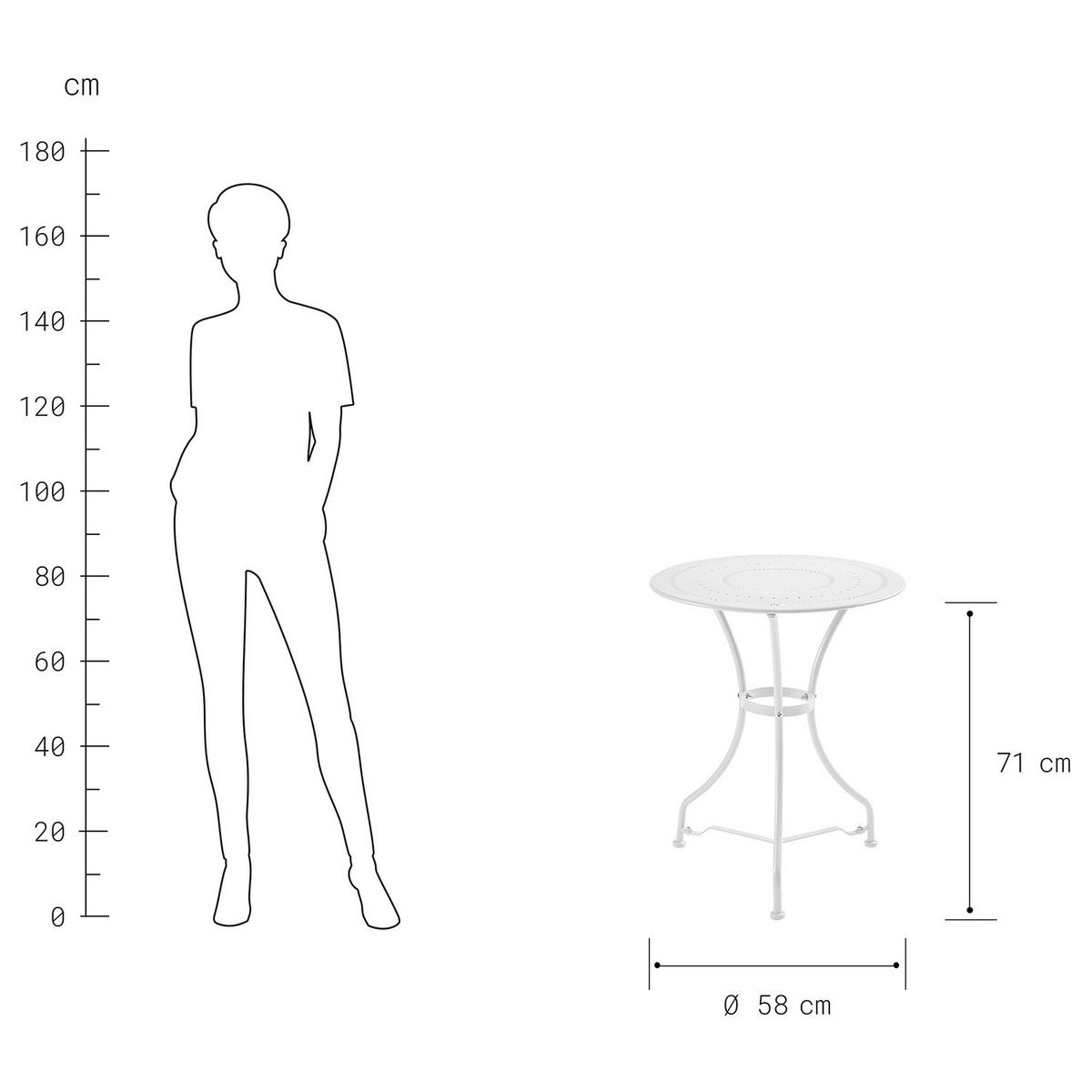 GARTENMÖBEL-SET (3-teilig) Century - Weiß, Metall - BUTLERS