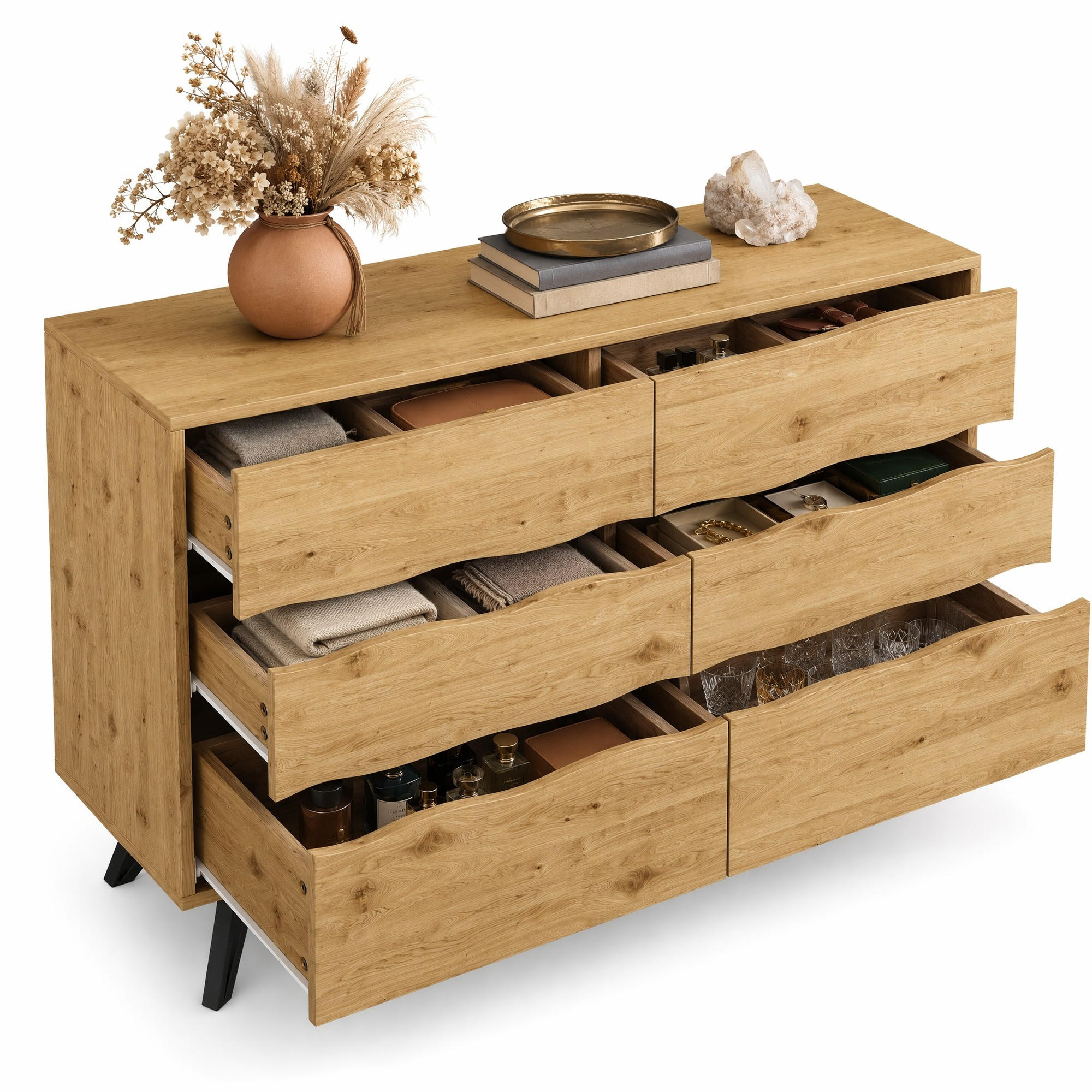 Ivmeu Sideboard Natur 120x75.5x40 cm