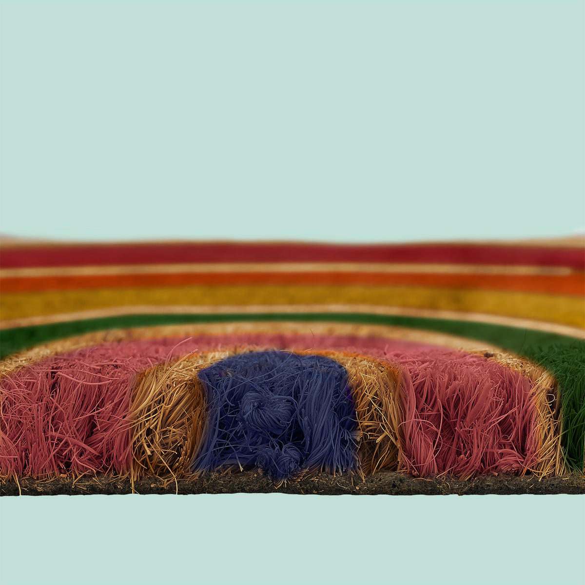 FUSSMATTE - Multicolor, Kunststoff/Textil (80/50cm) - Relaxdays