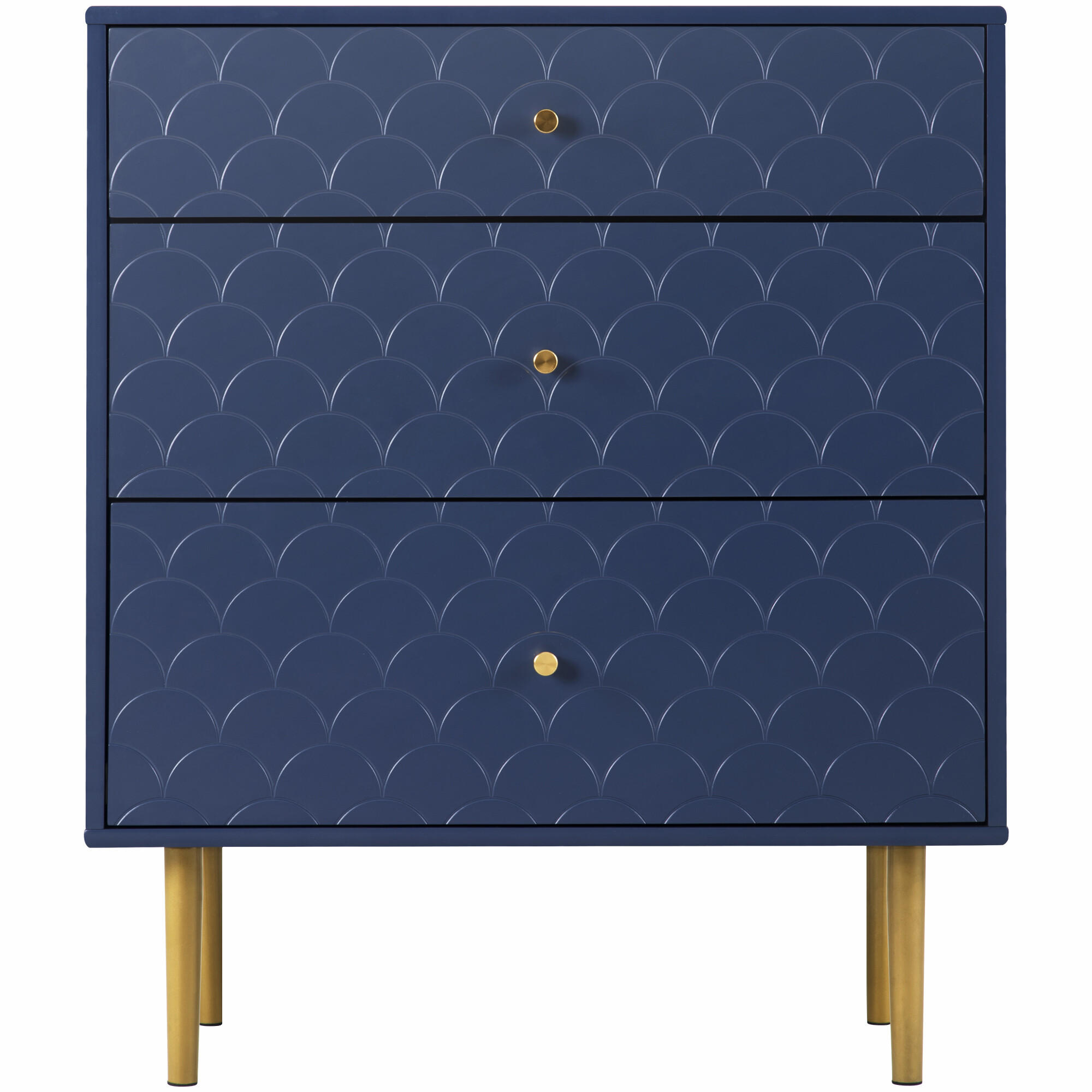 Urban Meuble Kommode Blau 40x89x75 cm