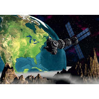 FOTOTAPETE Universum 375 x 270 cm - Multicolor, Papier (375/270cm) - Sanders & Sanders