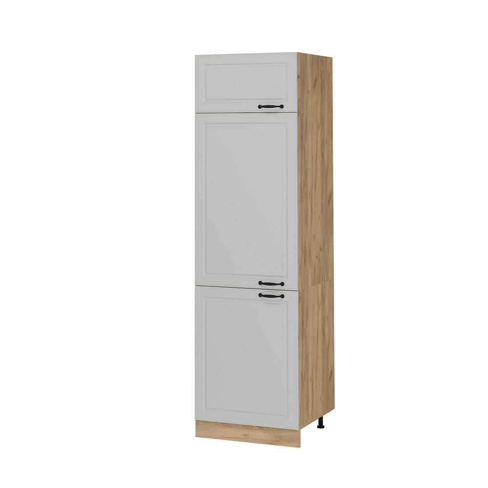 KYLSKÅP R-Line Vitt hus på landet 60 cm Vit, Honungsek 206.8/60/57.2 cm