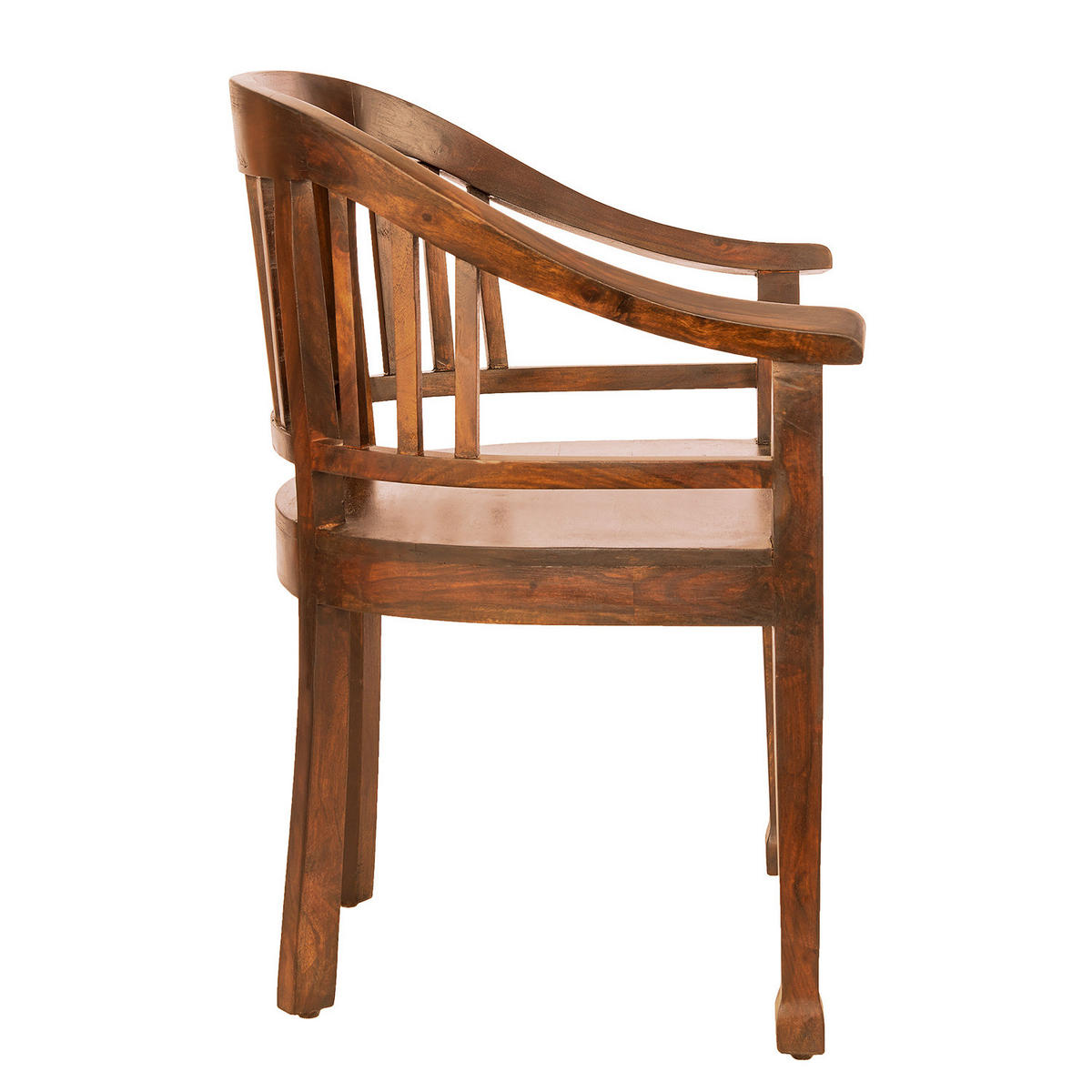 STUHL Hopkins - Braun, Holz (55/81/54cm) - Butlers