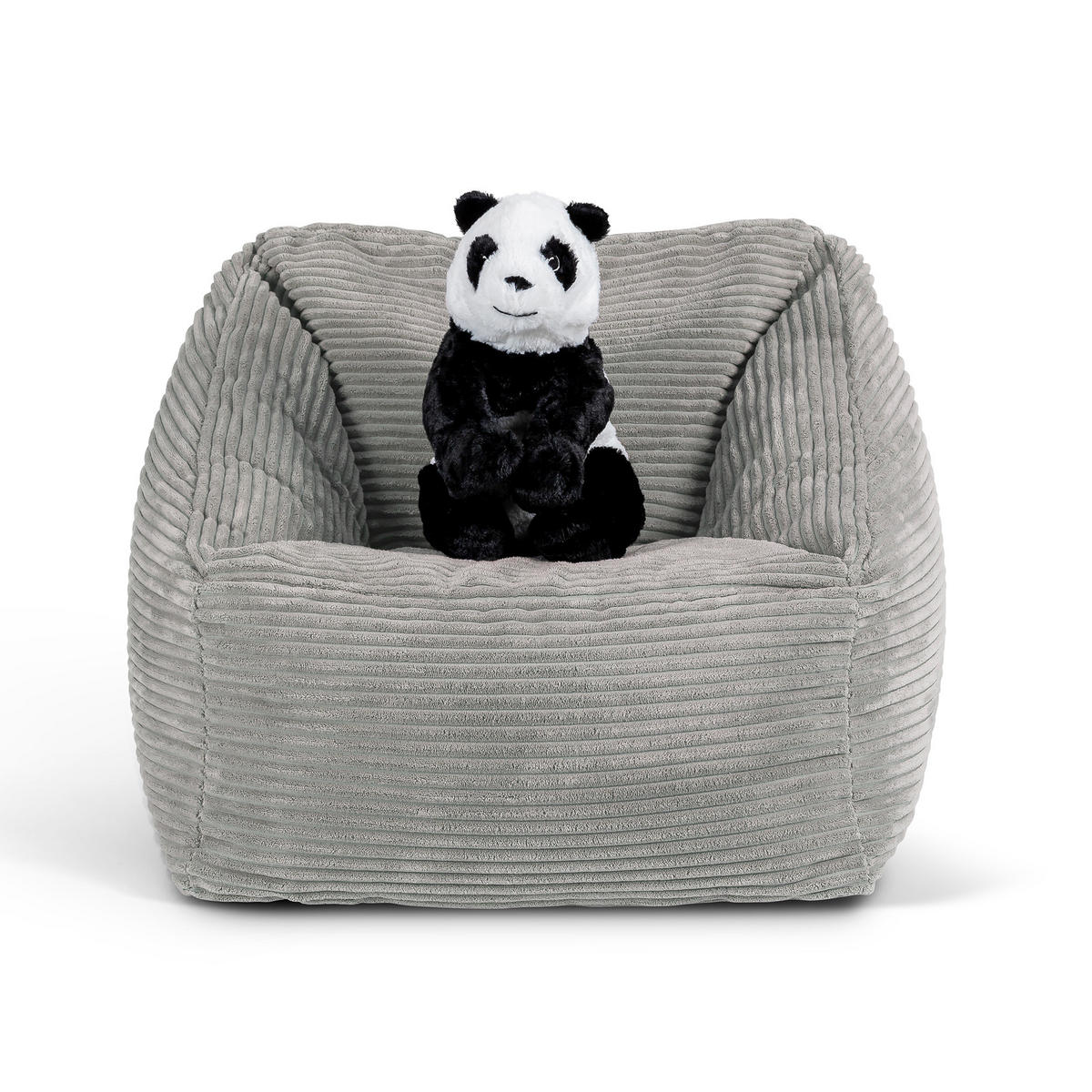SITZSACK Flauschig für Kinder - Grau, Textil (55/44/55cm) - icon
