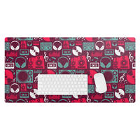 SCHREIBTISCHUNTERLAGE 90x45 cm Bordeaux - Bordeaux, Kunststoff (1.6/90/45cm) - Wallfluent