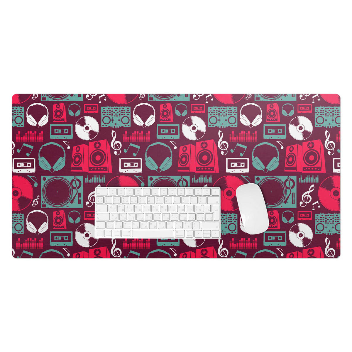 SCHREIBTISCHUNTERLAGE 90x45 cm Bordeaux - Bordeaux, Kunststoff (1.6/90/45cm) - Wallfluent