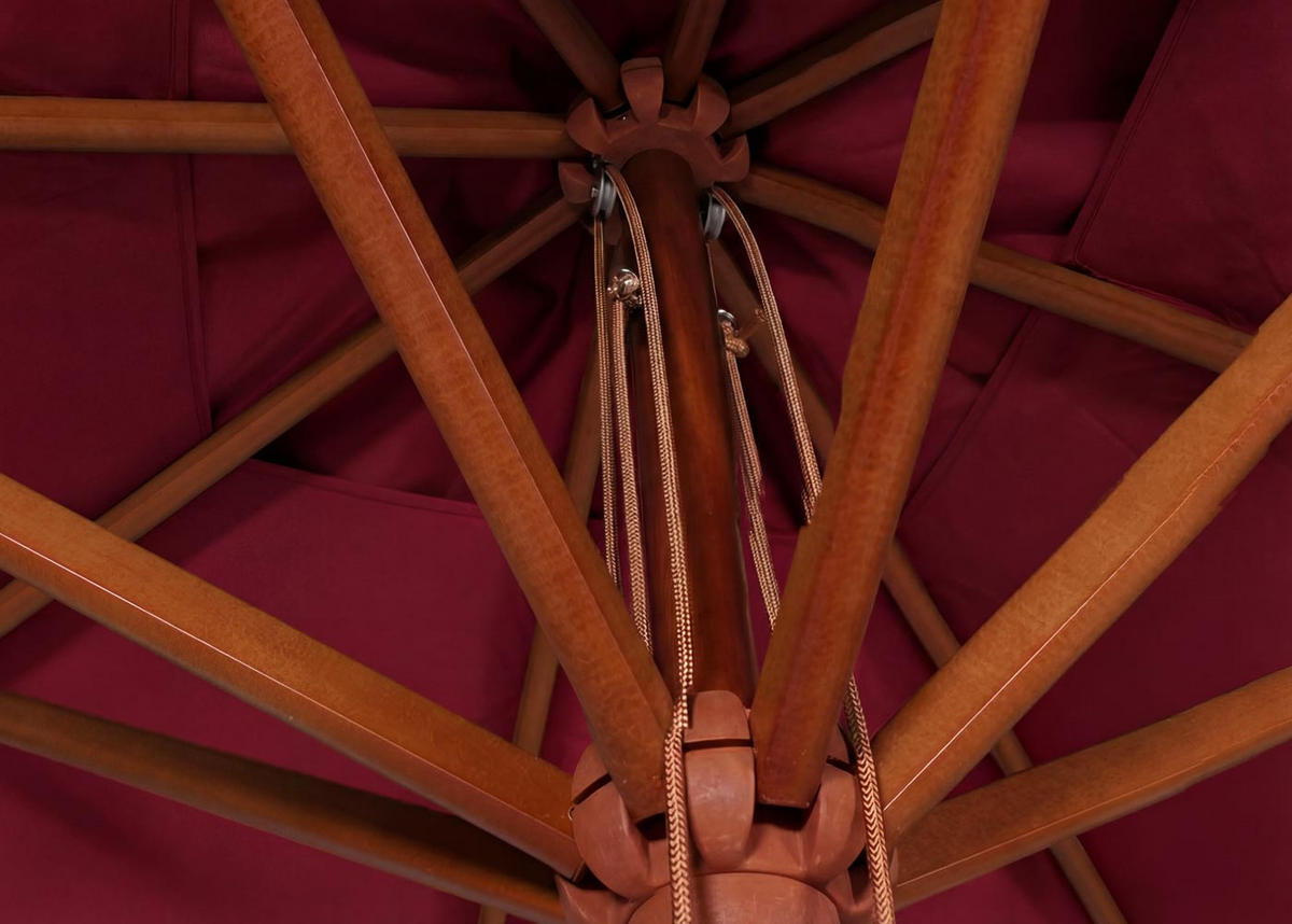 SONNENSCHIRM C57B Bordeaux - Bordeaux, Textil (400/400cm) - MCW