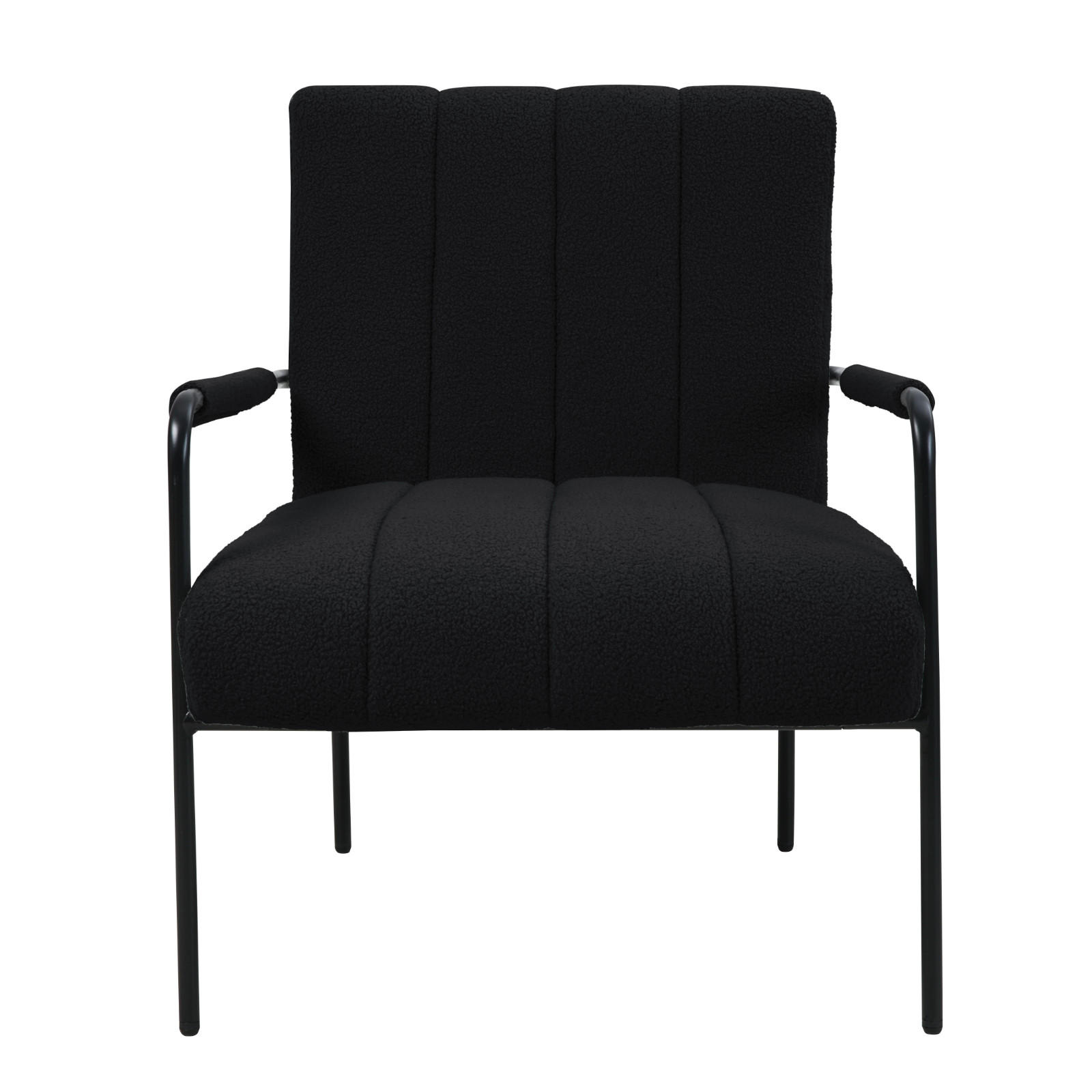 LOUNGESESSEL KYLE - Schwarz, Textil (70/80/75cm) - SVITA
