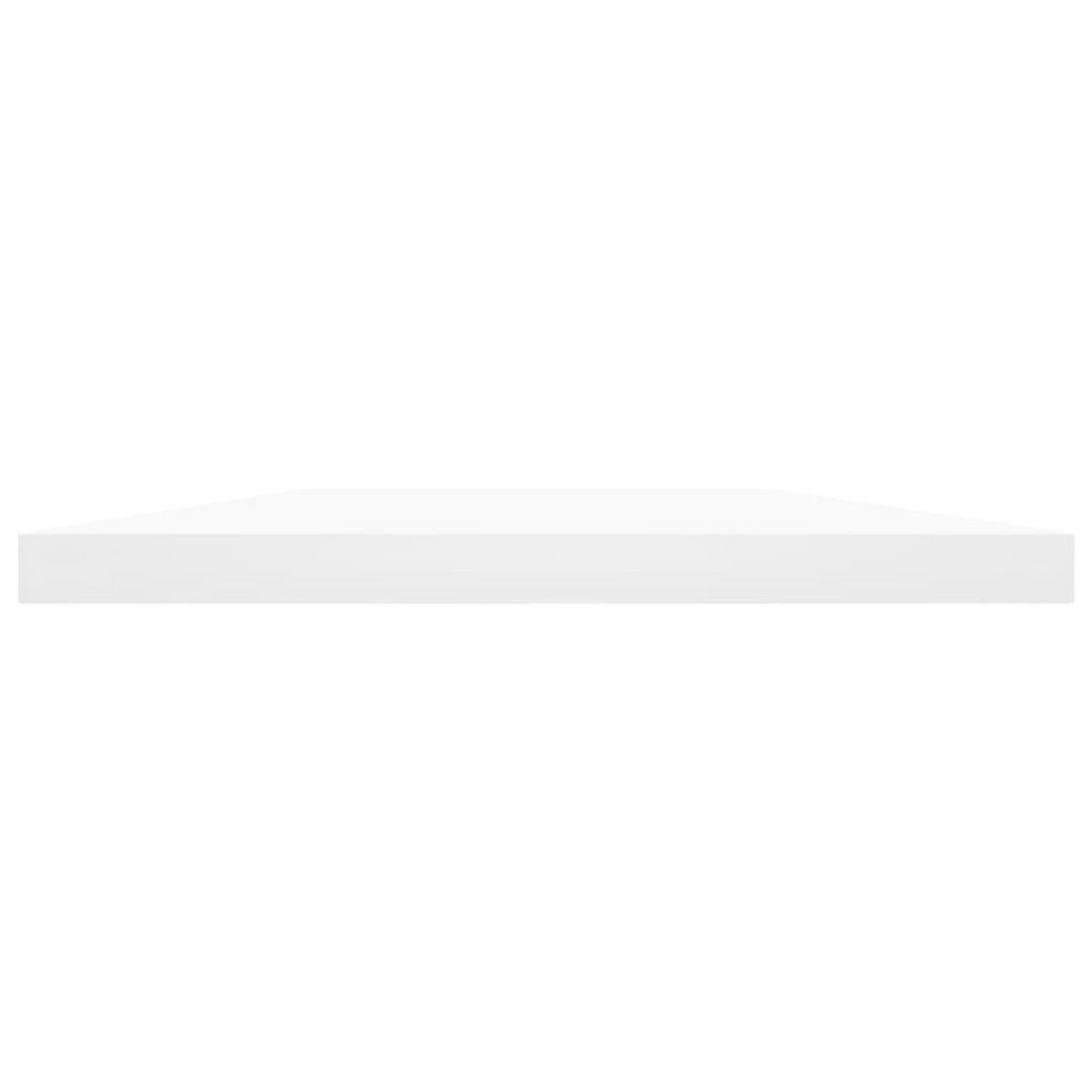 BÜCHERREGAL-BRETTER 4er set Weiß 60/30/1,5 Cm Holzwerkstoff - Weiß, Holzwerkstoff (60/1.5/30cm) - vidaXL