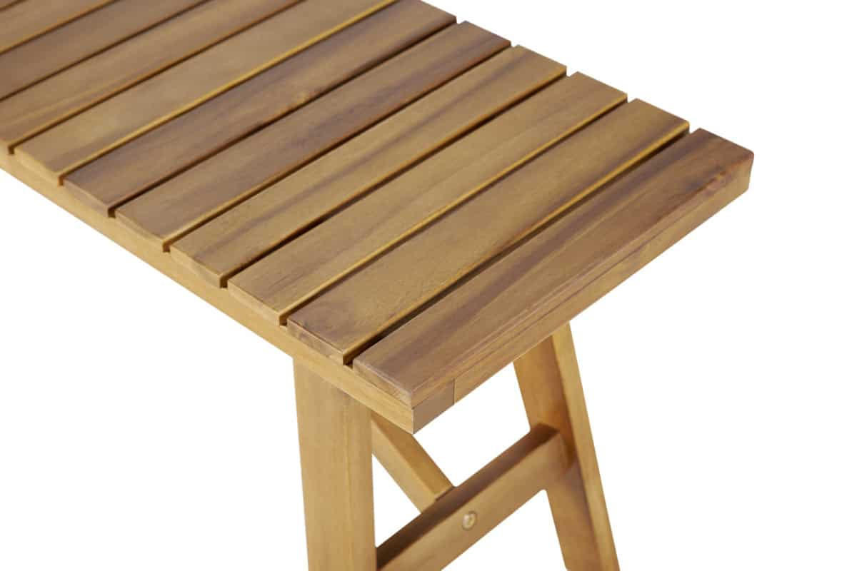 SITZBANK BALI Akazie Natur 110cm - Braun, Holz (110/43/30cm) - riess-ambiente