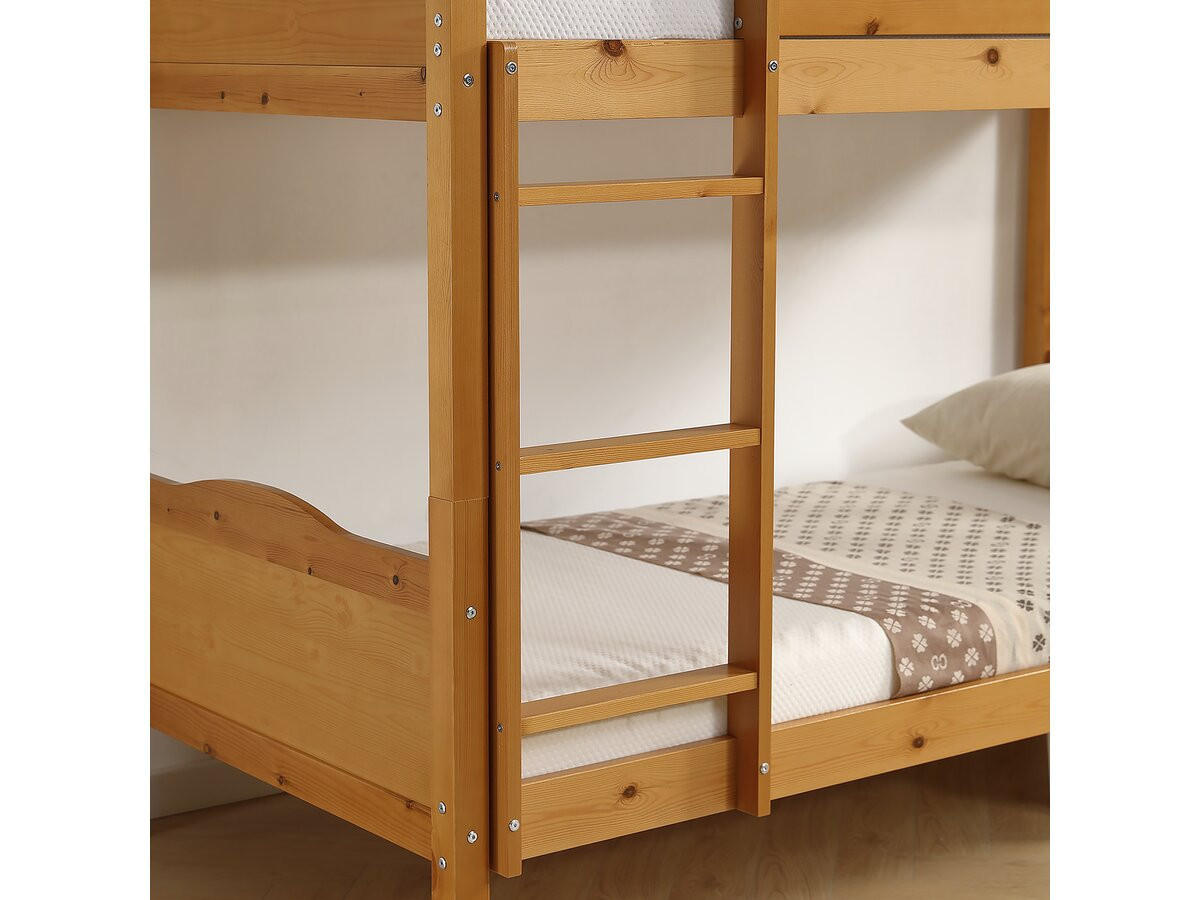 ETAGENBETT gabriel Braun - Braun, Holz (90/190cm) - Habitat Garten