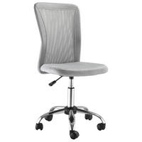 DREHSTUHL ergonomisch höhenverstellbar DE-11657 Chromgestell 360° Grau - Grau, Textil (58/100/43cm) - ComfortXL