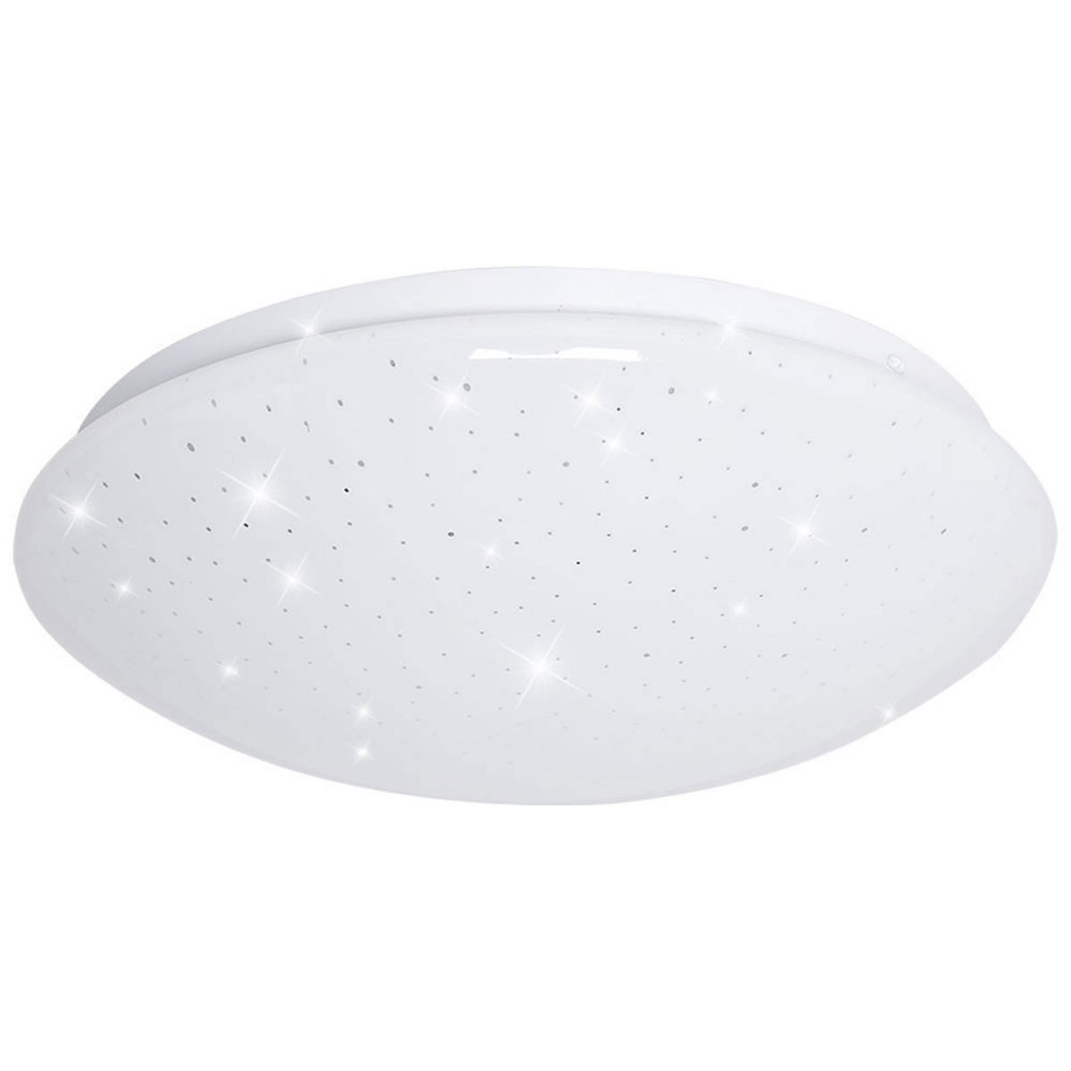 LED DECKENLEUCHTE Sternenhimmel Effekt Weiß - Weiß, Metall (33/10.2/10.2cm)