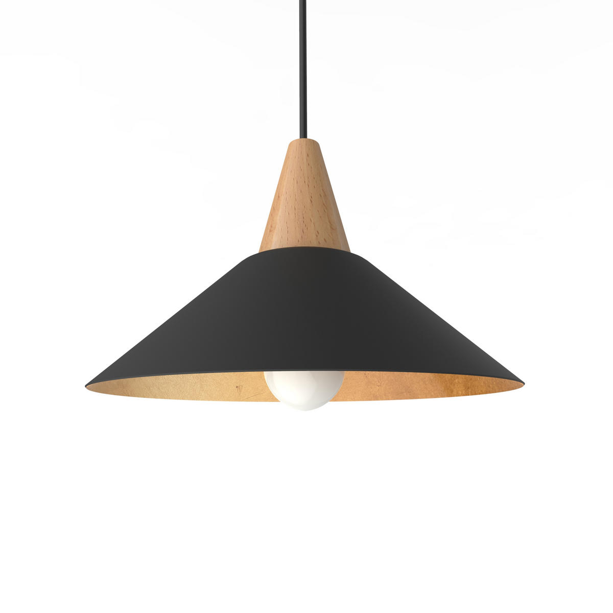 HÄNGELEUCHTE - Goldfarben, Metall (25/25/16cm) - Lumicom