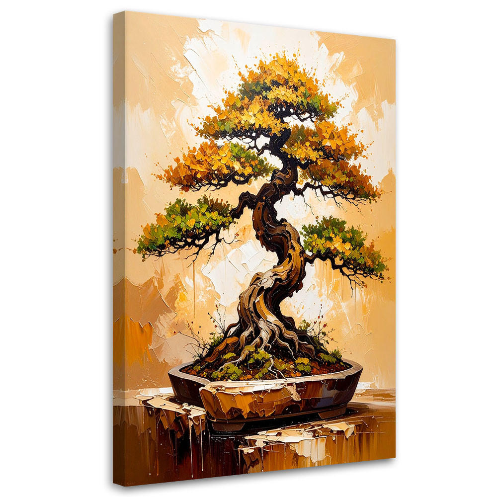 Feeby Leinwandbild Beige 60x90 cm