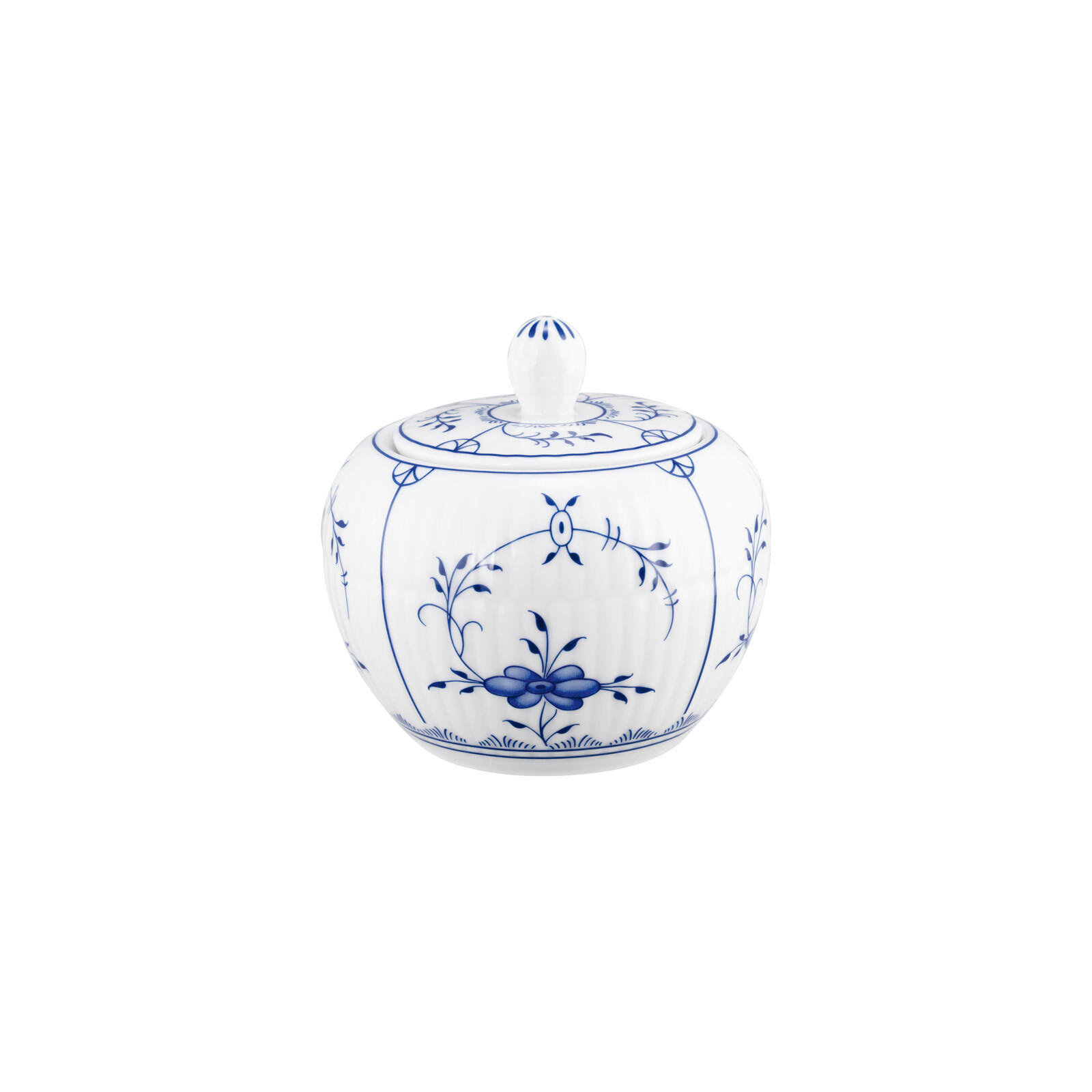 ZUCKERDOSE Amina Strohblume blau-weiß 290 ml - Blau/Weiß, Keramik (9.6/9.4cm) - Seltmann Weiden