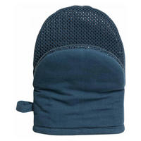 MINI-OFENHANDSCHUH Greg pfau 15 x 20 cm - Blau, Textil (15/20cm) - Winkler