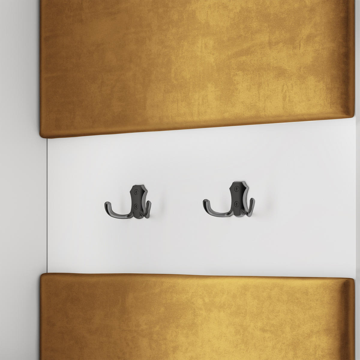 GARDEROBENSCHRANK VIRA 95/181/51 cm Modern Garderobe-Set Kaschmir - Kaschmir/Gelb, Holzwerkstoff (95/181/51cm) - MASSENO